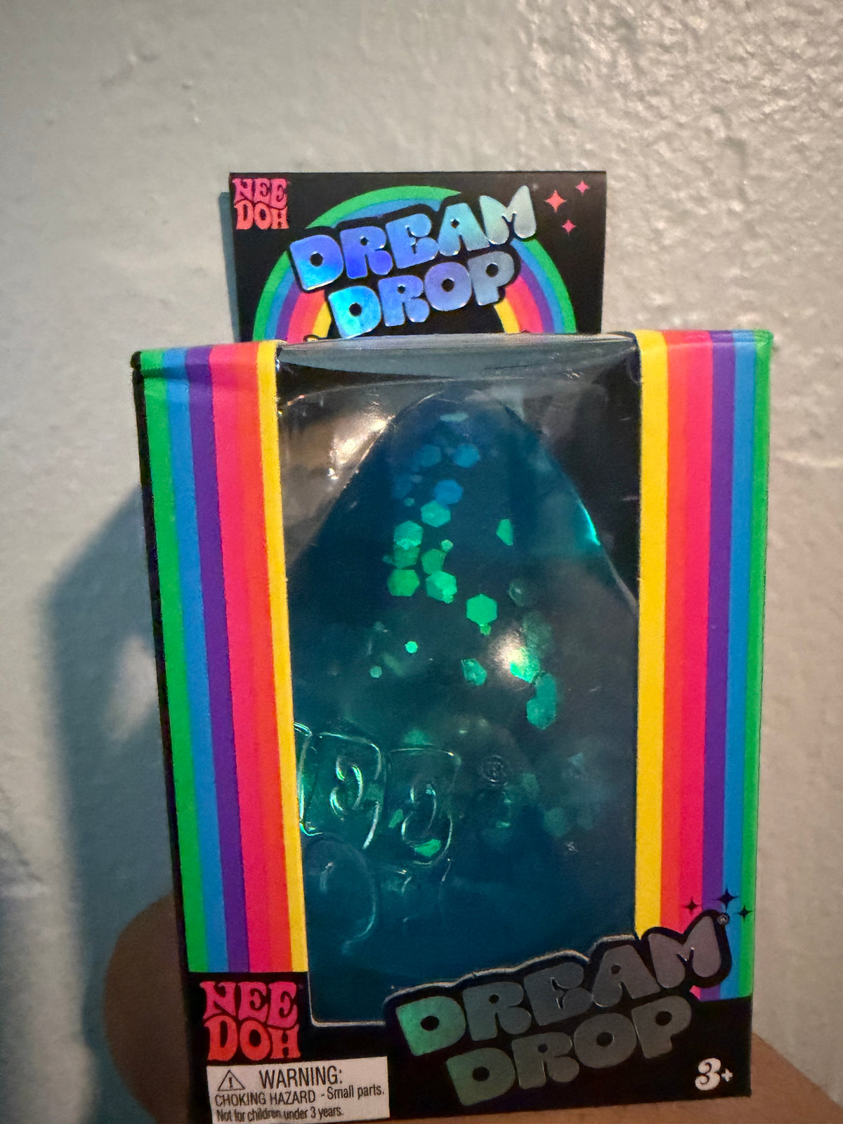 NeeDoh Dream Drop – Sparkle Sensory Squish Toy