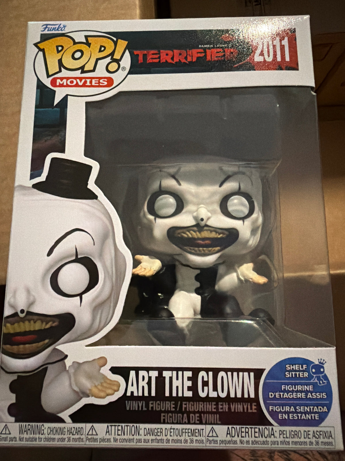 Funko Pop! Movies: Terrifier – Art the Clown Shelf Sitter #2011