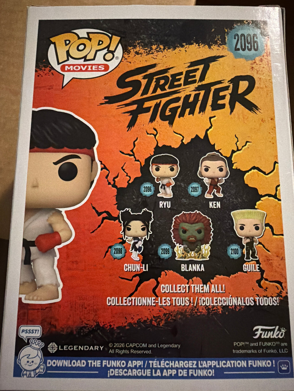 Funko Pop! Movies: Street Fighter (2026) – Ryu #2096