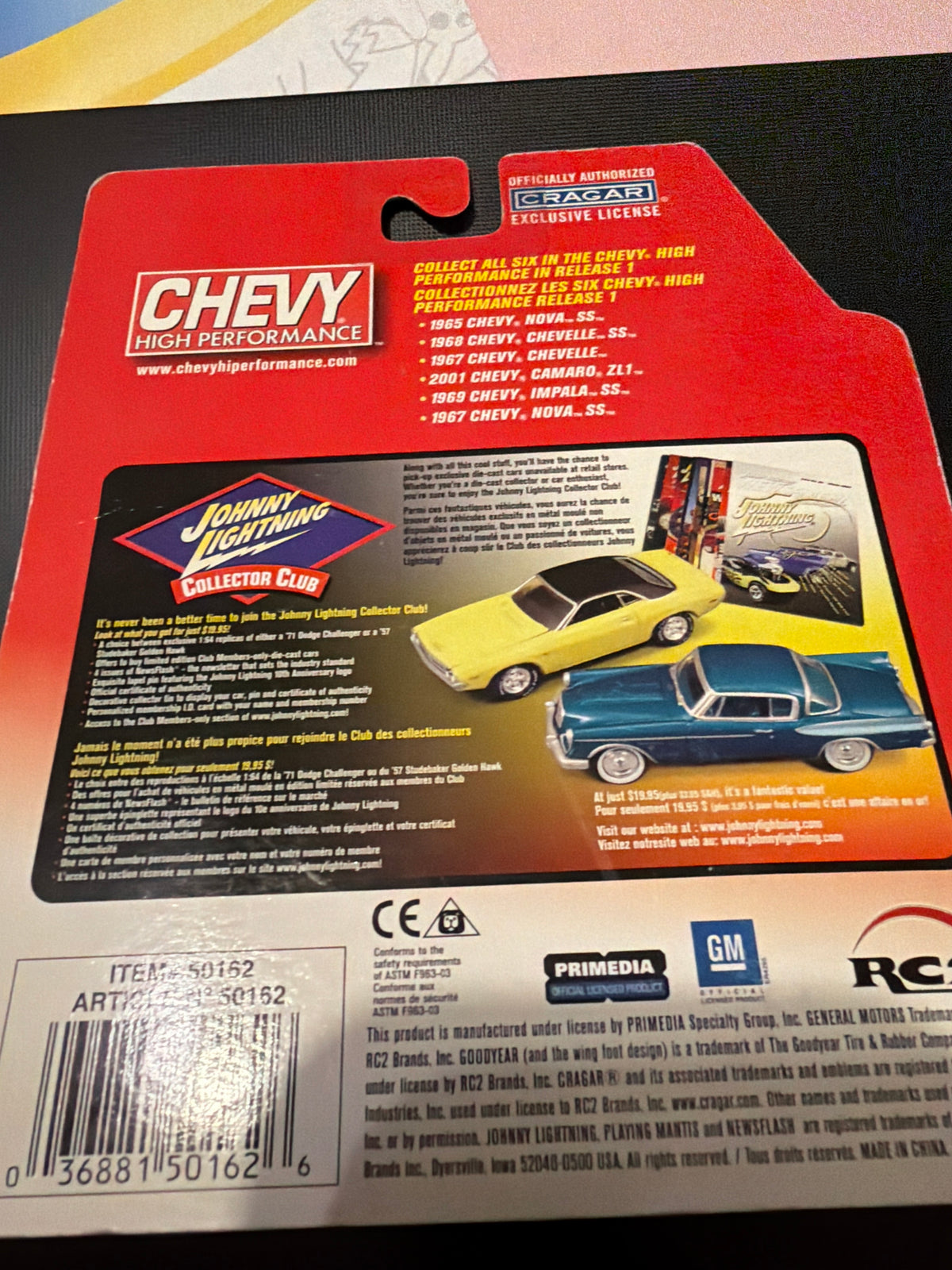 Johnny Lightning Chevy High Performance – 1967 Chevy Chevelle SS – 1:64