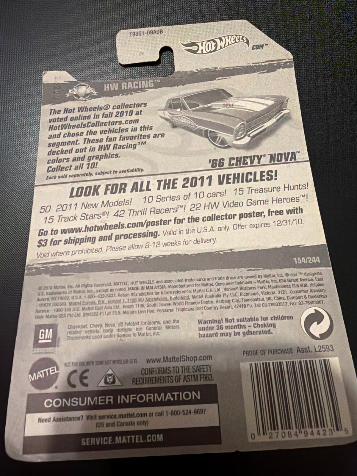 Hot Wheels – ’68 Chevy Nova – 4/10 – 1:64