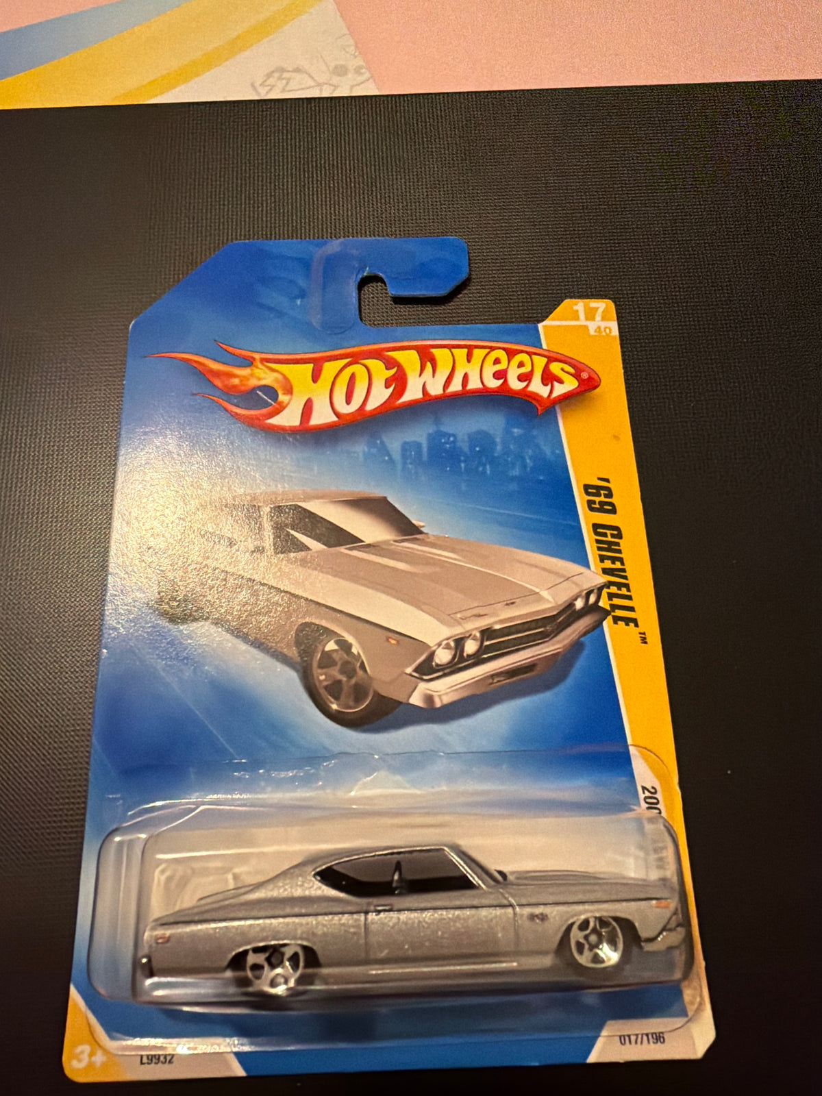 Hot Wheels 2008 New Models – ’69 Chevelle SS 396 – Silver – 1:64